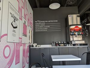 Interior at Odd Burger in Calgary