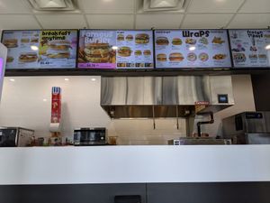 Menu at Odd Burger in Calgary