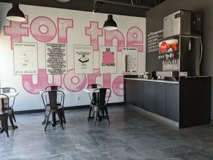 Interior at Odd Burger in Calgary