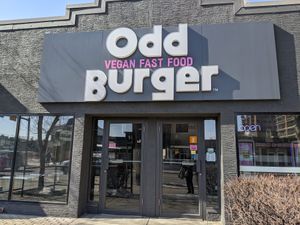 Exterior at Odd Burger in Calgary