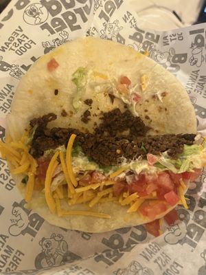 Lots of filling  at Odd Burger in Calgary