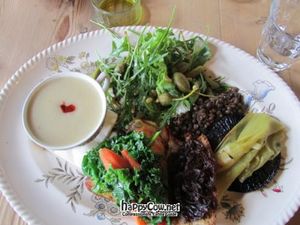 plate of food from The Goods Shed Restaurant at The Goods Shed in Canterbury