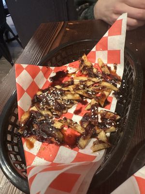 Korean BBQ fries  at Algorithm in Philadelphia