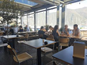 Winter garden at Portobello in Lugano