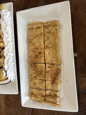 Lemon sugar crepe  at The Creperie Cafe in Seaside