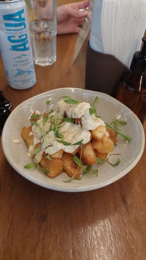 Mandioca crocante at Balaio IMS  in Sao Paulo