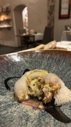 Stuffed onion   at Cuculia in Florence