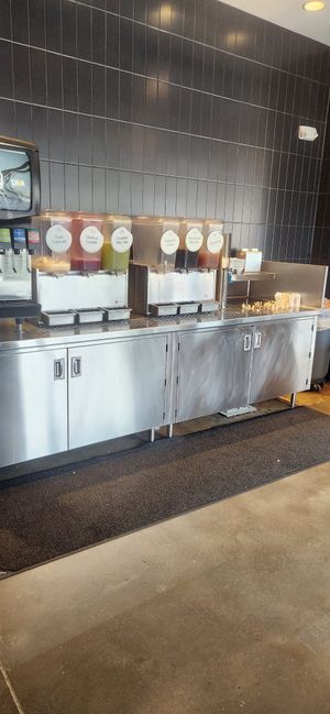 Lots of different juices at CAVA in Plymouth Meeting