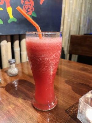 Watermelon smoothie (60 THB)  at The Jerk Spot in Pai