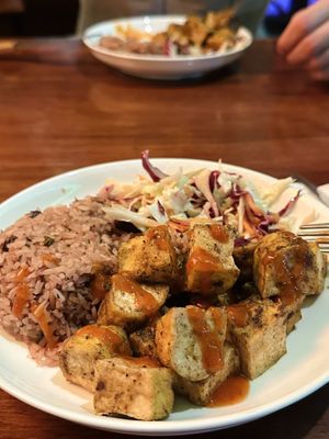 Jerk tofu dinner (100 THB)  at The Jerk Spot in Pai