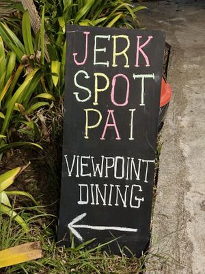   at The Jerk Spot in Pai