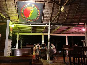 New seating area  at The Jerk Spot in Pai