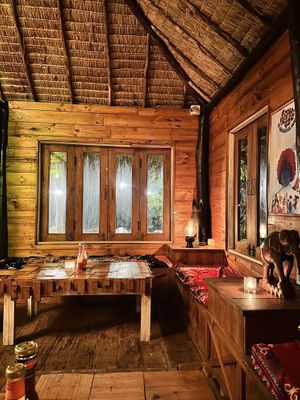 New seating area  at The Jerk Spot in Pai