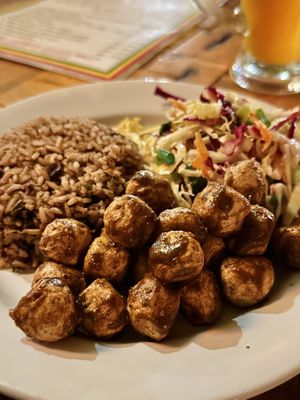 Jerk mushroom balls (100 THB)  at The Jerk Spot in Pai