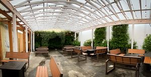 Patio at The Mark Olympia at The Mark Restaurant in Olympia