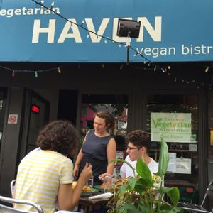 front at Vegetarian Haven in Toronto