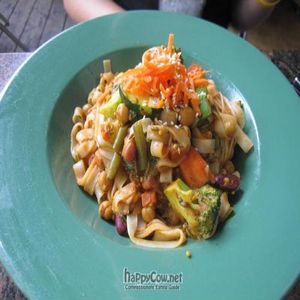Moroccan Pad Thai  at Vegetarian Haven in Toronto