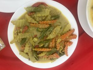 Curry vegetables   at Roch Cuisine in San Juan Siquijor