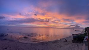Wonderful sunsets  at Roch Cuisine in San Juan Siquijor
