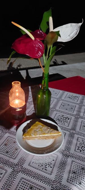 Mango cake..perfect for dessert... at Roch Cuisine in San Juan Siquijor