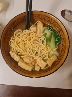 Soupe de nouille au tofu at Meiling in Pakse