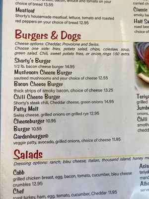   at Shorty's Diner in Hailey