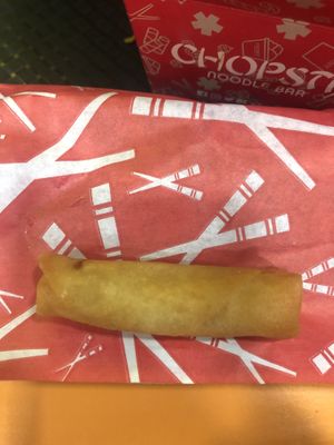 Spring rolls  at Chopstix Noodle Bar in Reading