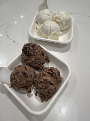 Texas Sheet Cake and Lemon Bar   at Jeni's Ice Creams in Addison