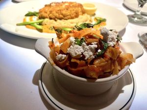 Plant-based bolognese   at Truluck's in Dallas