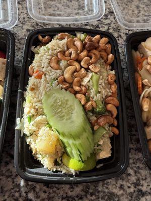 Pineapple rice  at De Rice in Johnston