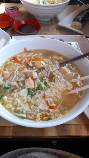 Ramen vegano at Maru in Recoleta