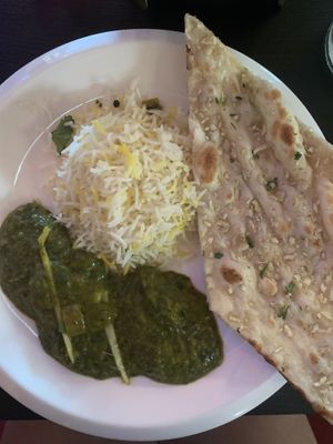 Palak Paneer with tofu  at Ganesha in Heilbronn