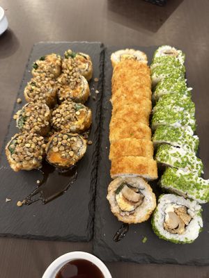   at Buffo Vegan Sushi in Santiago