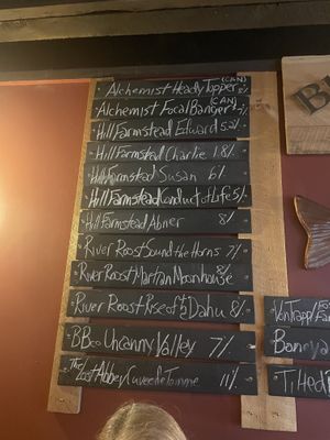 Great beer list   at Blackback Pub in Waterbury