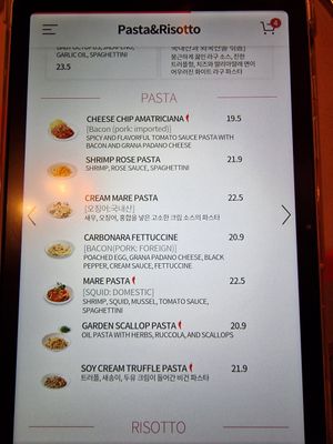 Vegan option at the bottom at The PLACE in Seoul