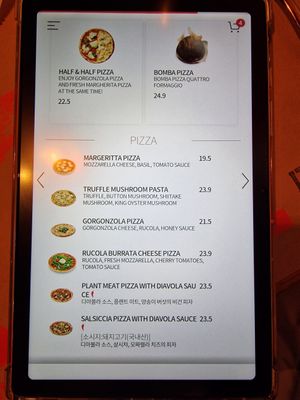 Vegan option at the bottom at The PLACE in Seoul