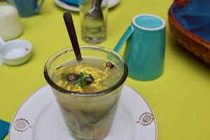 Miso soep bij het ontbijt at In Motion in Bertree