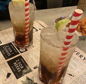 Long Island iced teas   at Indian Brewery in Birmingham