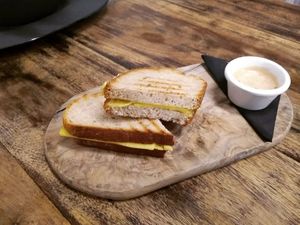 Vegan tosti cheese at KLOFFIE in Tilburg