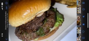 Flying saucer burger  #Veganuary at Walt Disney World - Sci-Fi Dine-In Theater Restaurant in Lake Buena Vista