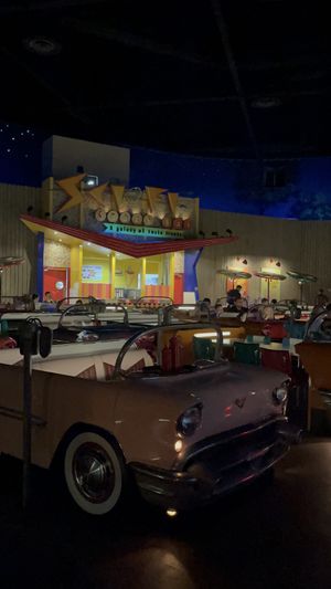 Interior  at Walt Disney World - Sci-Fi Dine-In Theater Restaurant in Lake Buena Vista