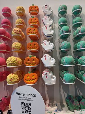 Halloween bath bombs at LUSH in Reno