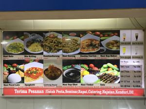 Wall menu if you don’t want buffer at Kehidupan Tidak Pernah Berakhir in Bandung