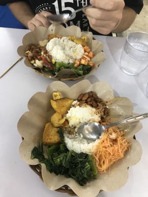 Already started eating (2x satay and 2x tricken nuggets are not here) 60k rupiah  at Kehidupan Tidak Pernah Berakhir in Bandung