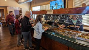 December 2022 vegan buffet meetup at La Fiesta Chatham at Project Animal Freedom Springfield IL in Springfield