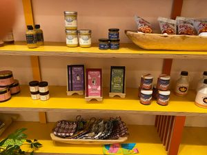 Chocolates and snacks and crafts for sale at Culture Cream in Hudson