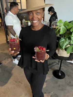 Raspberry Iced Tease - Red Raspberry Leaf Tea w/ Raspberries, Schisandra, Berry, Goji Berries, Tamarind, Key Lime, Ginger, and Dates  at Erawtica Loving Foods in Miami