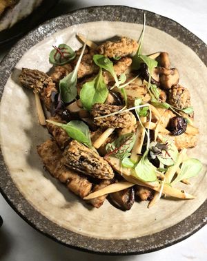 Wok Tossed Mock Chicken Teriyaki Style at Luna Lu in Sydney