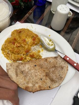 Lentil dish  at Taj Mahal in Bogota