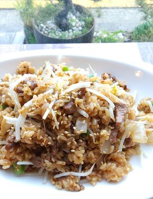Fry rice (Bulgogi) at Lan's Kitchen in Jeju
